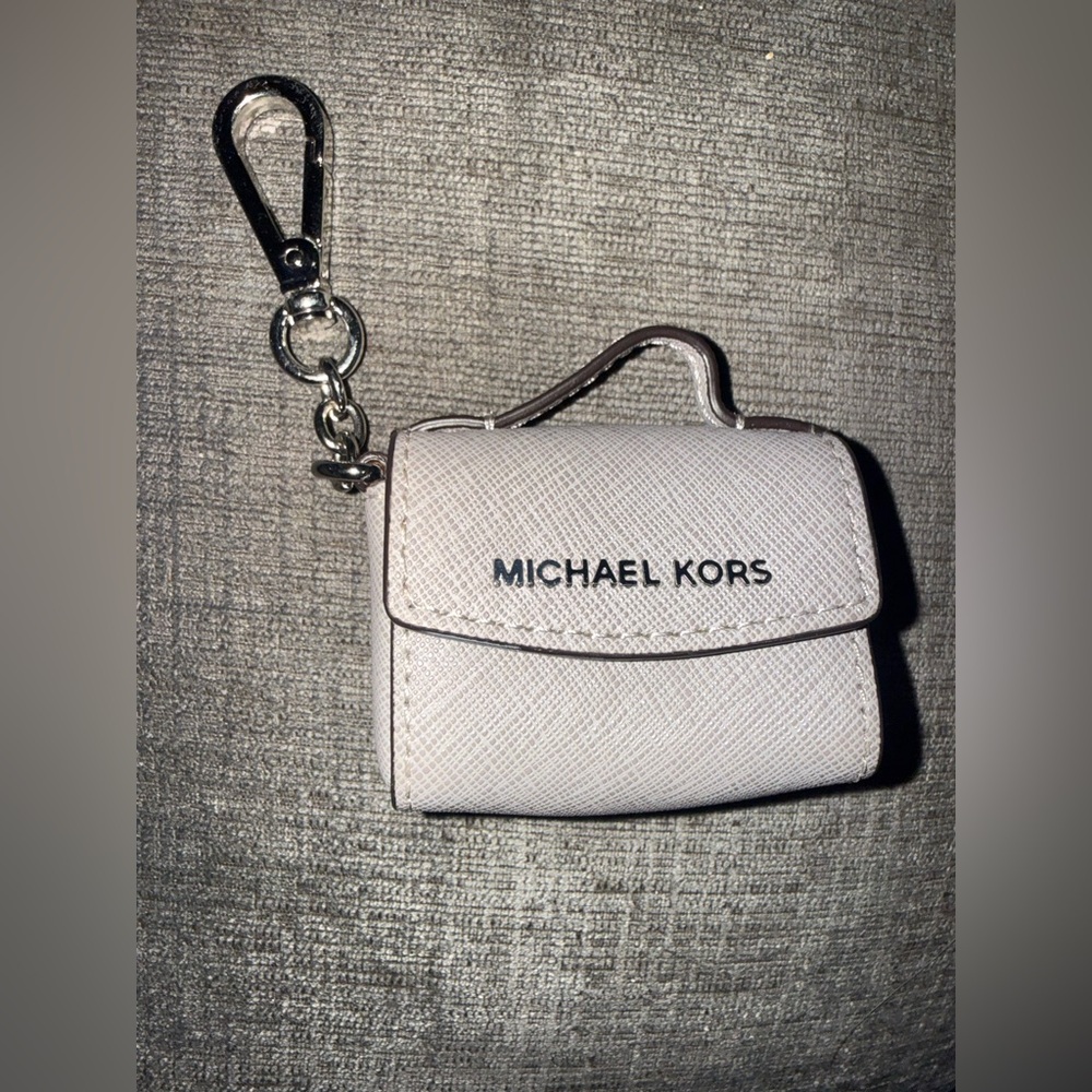 Michael Kors Light Gray Mini Bag Charm